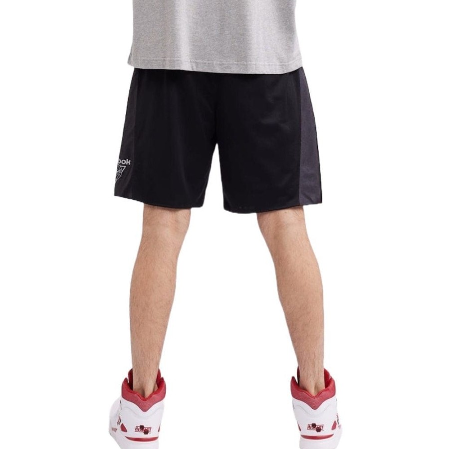 Men Reebok Shorts | Reebok Basketball Mesh Short - Black