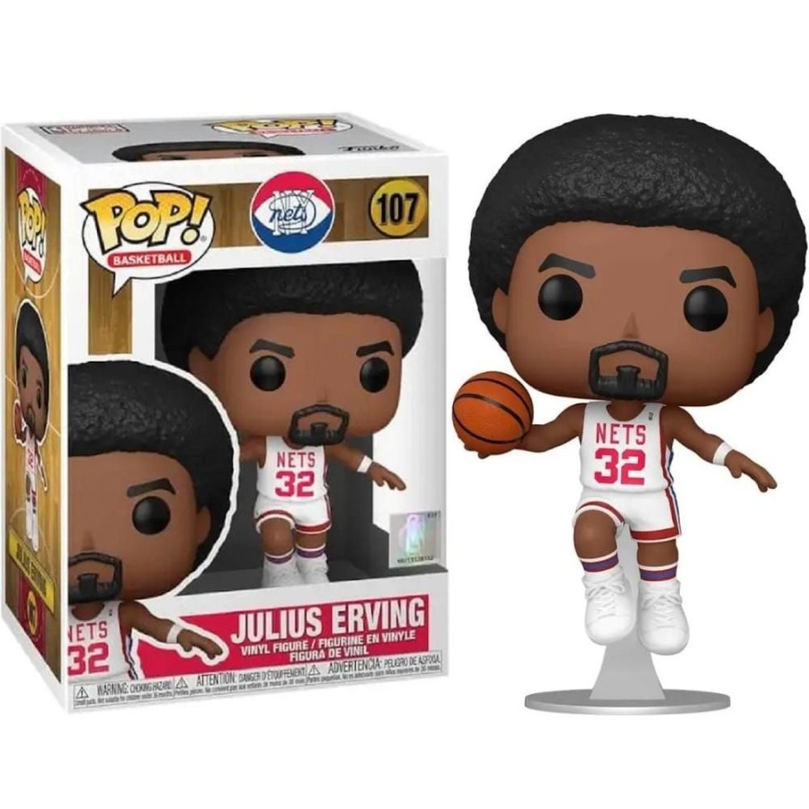 Men Funko Pop! Vinyl | Funko Nba Legends New York Nets Julius Erving Pop! Vinyl #107