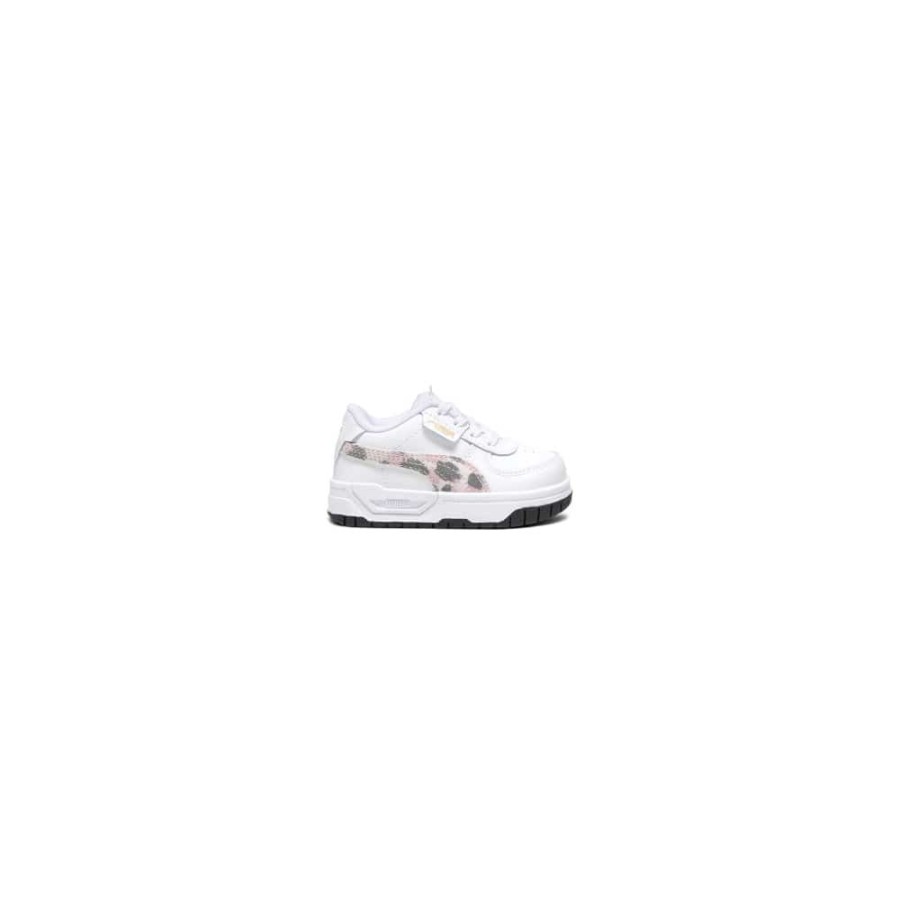 Kids Puma Infants | Puma Infants Cali Dream Animal Print - White / Peach Smoothie