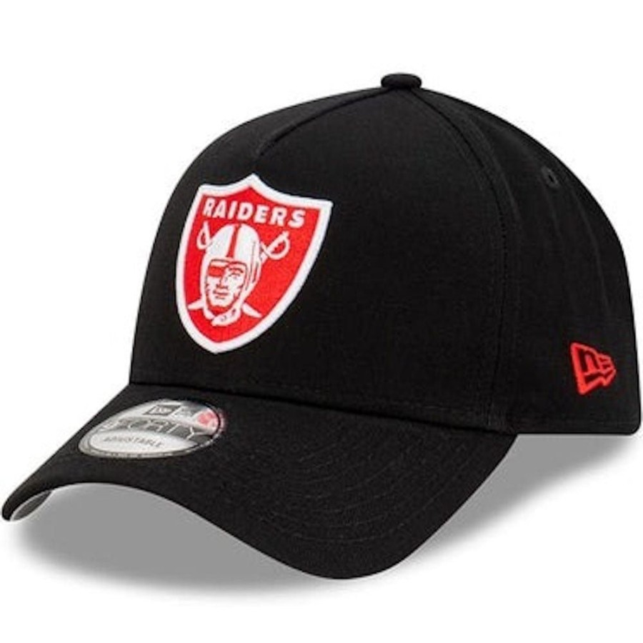 Men New Era Snapback | New Era 9Forty A-Frame Precision Snapback Las Vegas Raiders - Black / Scarlet