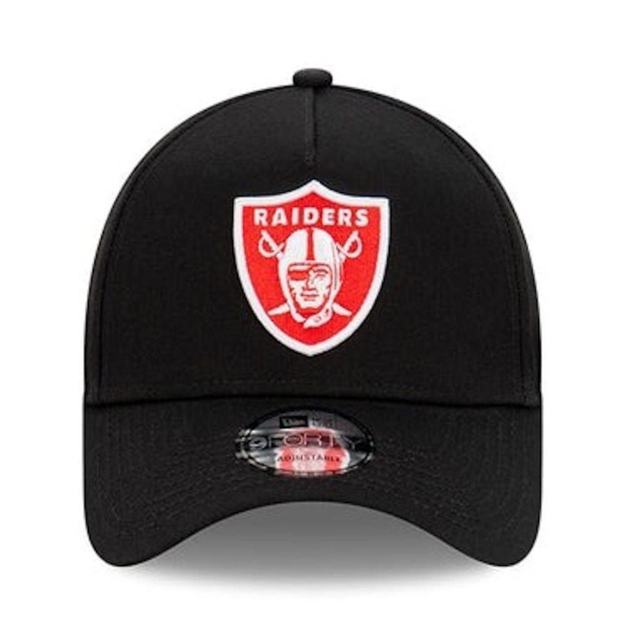 Men New Era Snapback | New Era 9Forty A-Frame Precision Snapback Las Vegas Raiders - Black / Scarlet