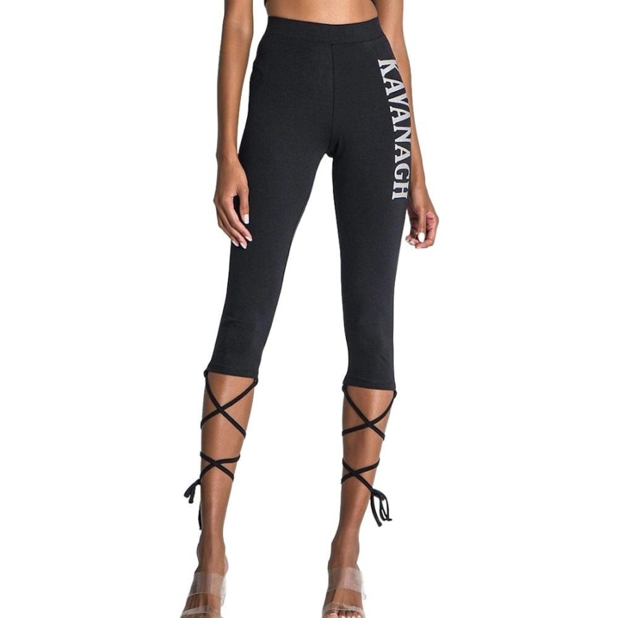 Women Gianni Kavanagh Bottoms | Gianni Kavanagh Womens Candy Leggings - Black