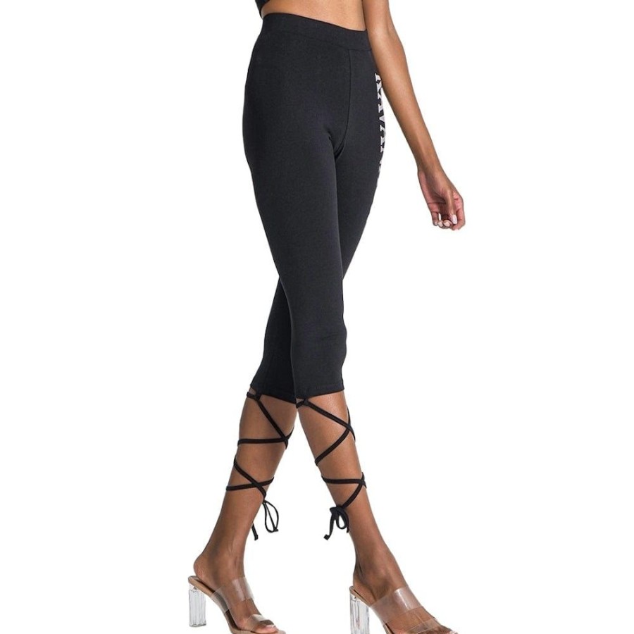 Women Gianni Kavanagh Bottoms | Gianni Kavanagh Womens Candy Leggings - Black