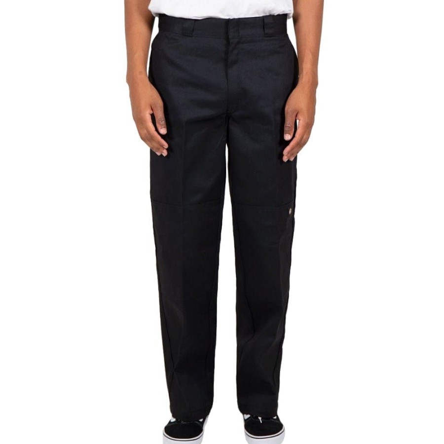 Men Dickies Pants & Jeans | Dickies Loose Fit Double Knee Work Pants - Black