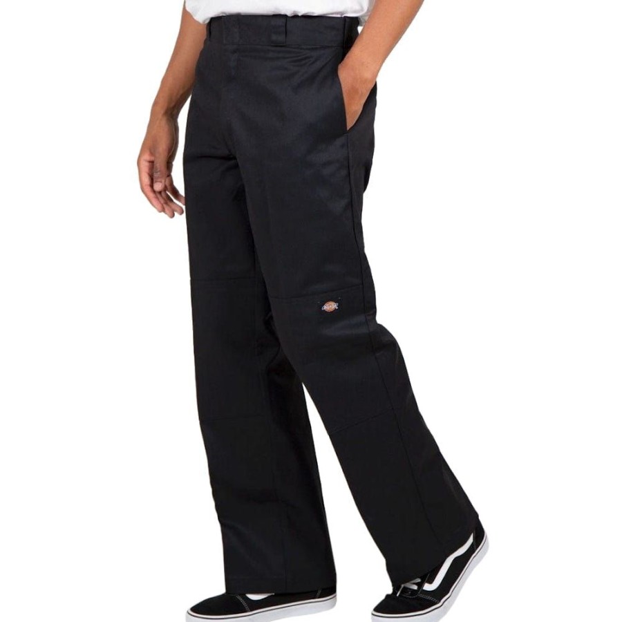 Men Dickies Pants & Jeans | Dickies Loose Fit Double Knee Work Pants - Black