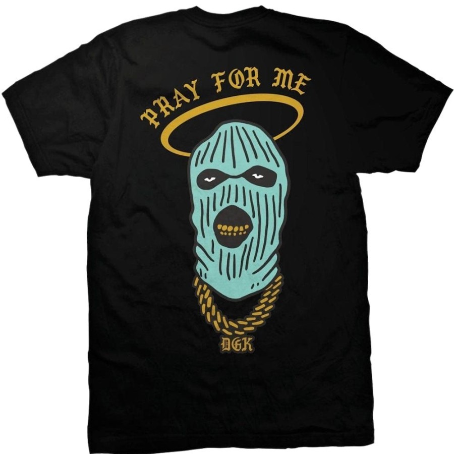 Men DGK Tees | Dgk Pray For Me Tee - Black