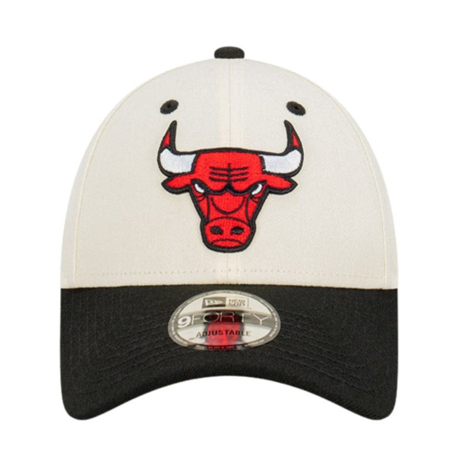 Men New Era Snapback | New Era 9Forty Champs Snapback Chicago Bulls - Chrome White / Black