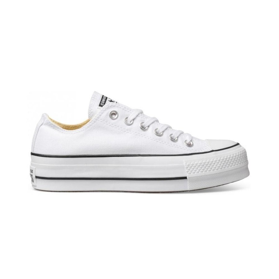 Women Converse Converse | Converse Womens Ctas Lift Canvas Low - White