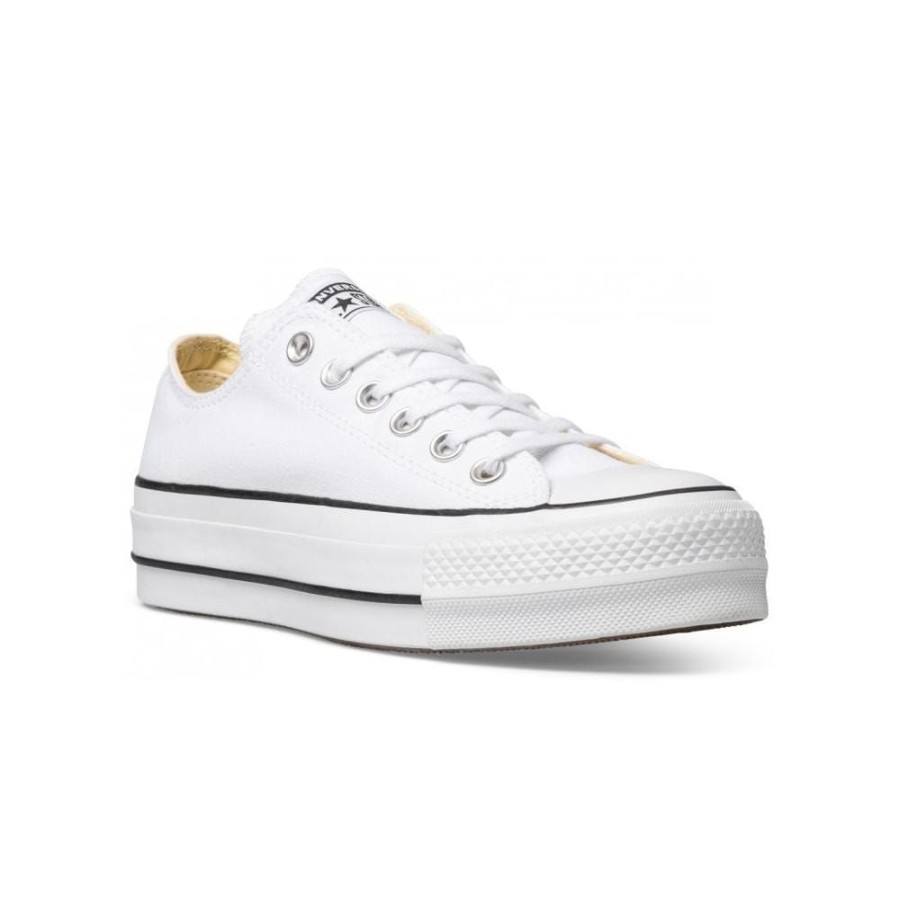 Women Converse Converse | Converse Womens Ctas Lift Canvas Low - White