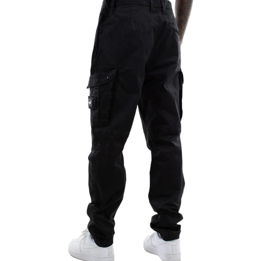 Men WNDRR Pants & Jeans | Wndrr Fairfax Cargo Pant - Black