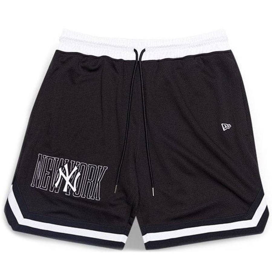 Men New Era Shorts | New Era American Classics Outline Mesh Short New York Yankees - Navy