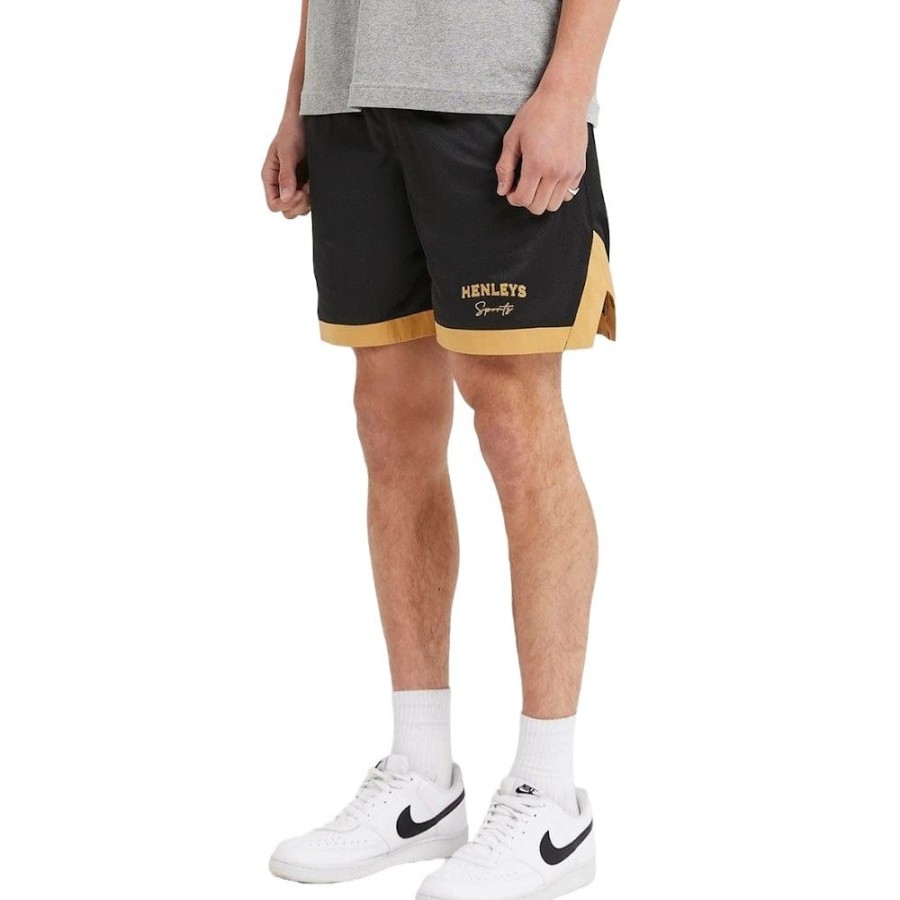 Men Henleys Shorts | Henleys Club 2.0 Mesh Short - Black