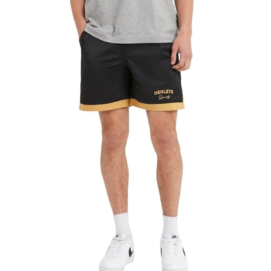 Men Henleys Shorts | Henleys Club 2.0 Mesh Short - Black