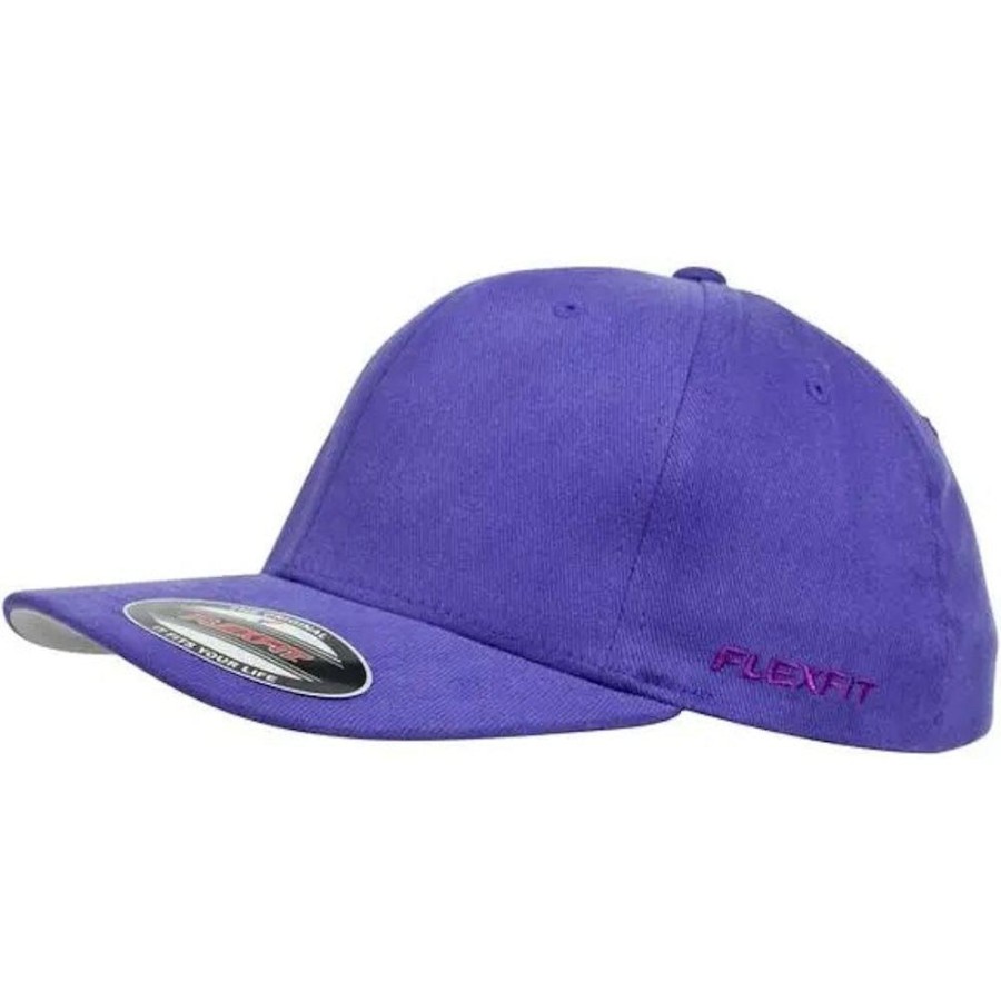 Men Flexfit Fitted | Flexfit Worn By The World Fitted Cap - Purple