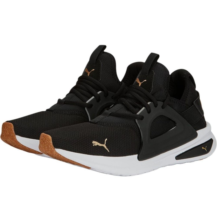 Men Puma Puma | Puma Softride Enzo Evo Better Remix - Black / Gold