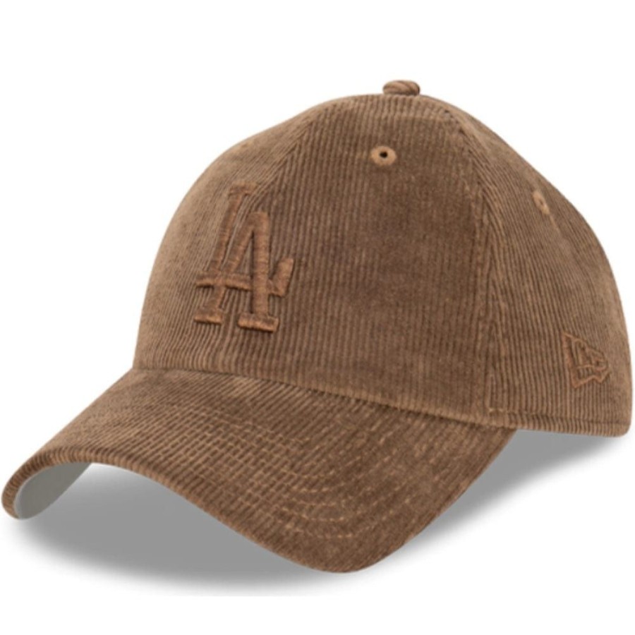 Men New Era Strapback | New Era Casual Classic Corduroy Strapback Los Angeles Dodgers - Brown