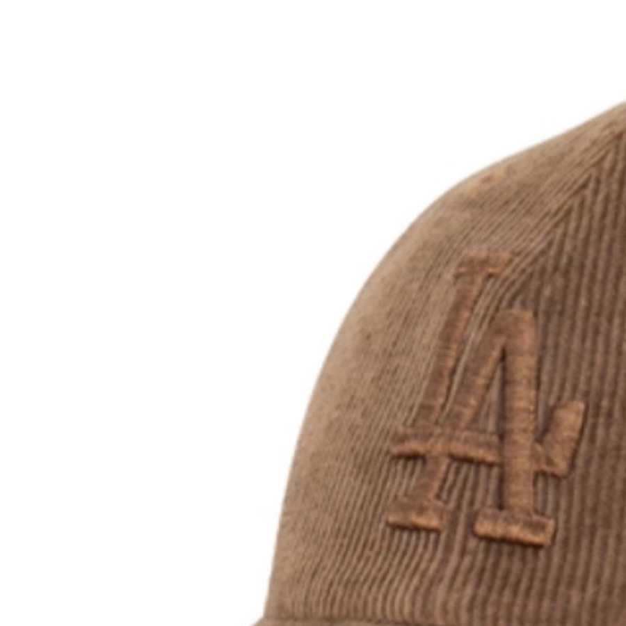 Men New Era Strapback | New Era Casual Classic Corduroy Strapback Los Angeles Dodgers - Brown