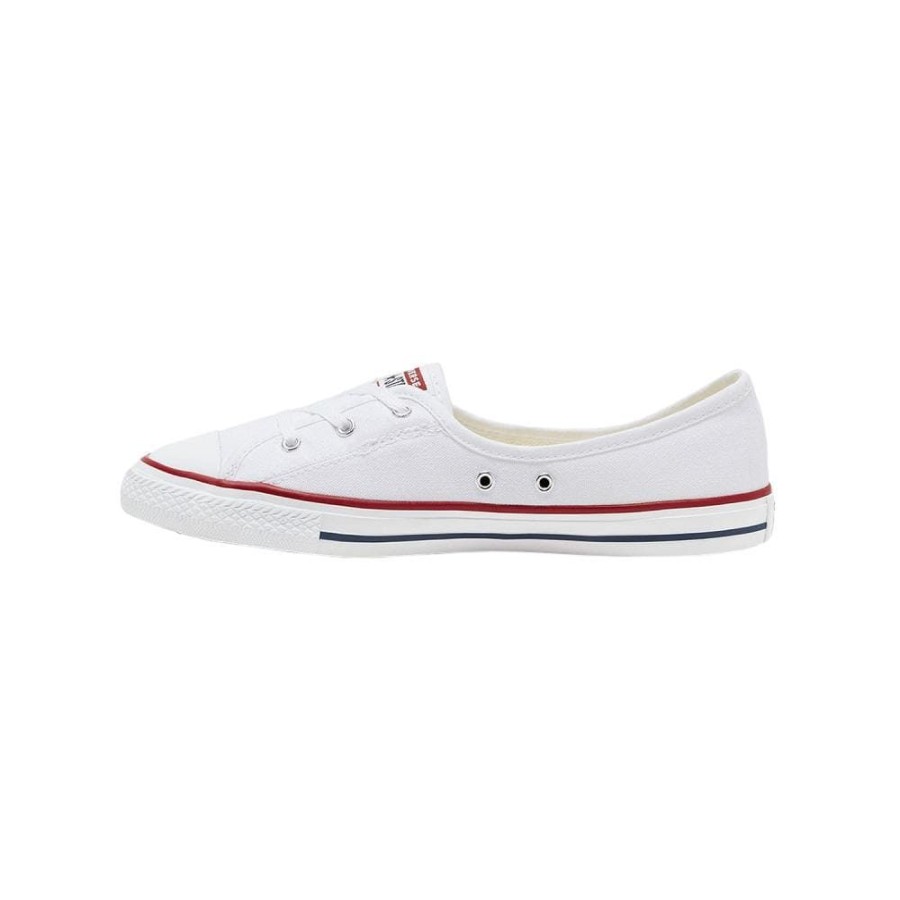 Women Converse Converse | Converse Ct Ballet Lace Slip 2.0 - White / Garnet / Navy