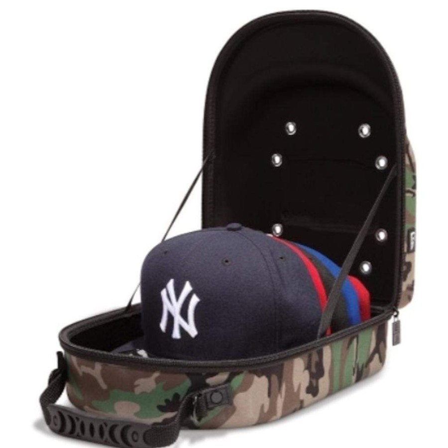 Men New Era Bags | New Era 6 Pack Cap Carrier - Woodland Camo