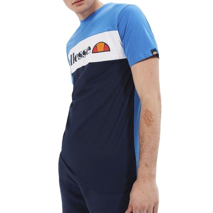 Men Ellesse Plus Size | Ellesse Morbila Tee - Blue / Navy / White