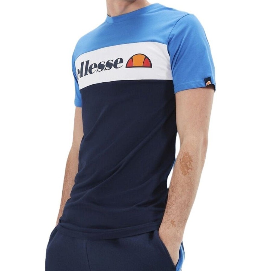 Men Ellesse Plus Size | Ellesse Morbila Tee - Blue / Navy / White