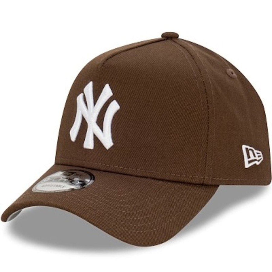 Men New Era Snapback | New Era 9Forty A-Frame Snapback New York Yankees - Walnut / White