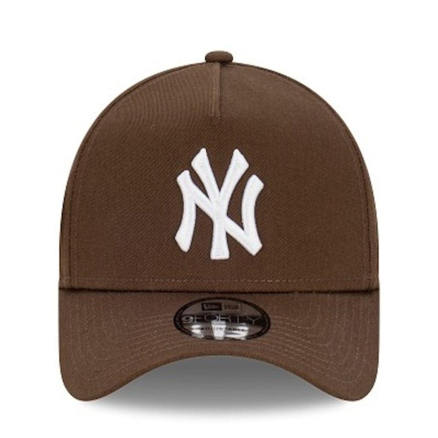 Men New Era Snapback | New Era 9Forty A-Frame Snapback New York Yankees - Walnut / White