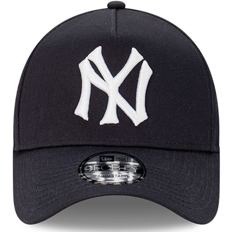 Men New Era Mlb Hats | New Era 9Forty A-Frame Cooperstown Wordmark Snapback New York Yankees - Navy