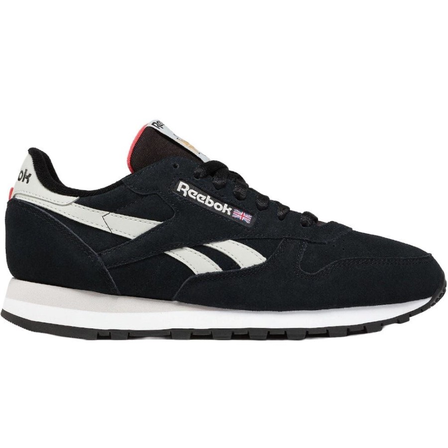 Men Reebok Reebok | Reebok Classic Leather Suede - Black / Steely Fog