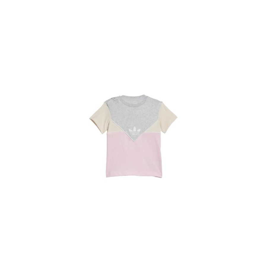 Kids Adidas Infants | Adidas Infants Short Tee Set - Clear Pink