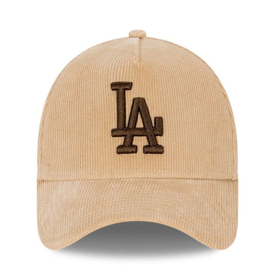 Men New Era Mlb Hats | New Era 9Forty Cord A-Frame Snapback Los Angeles Dodgers - Camel / Walnut