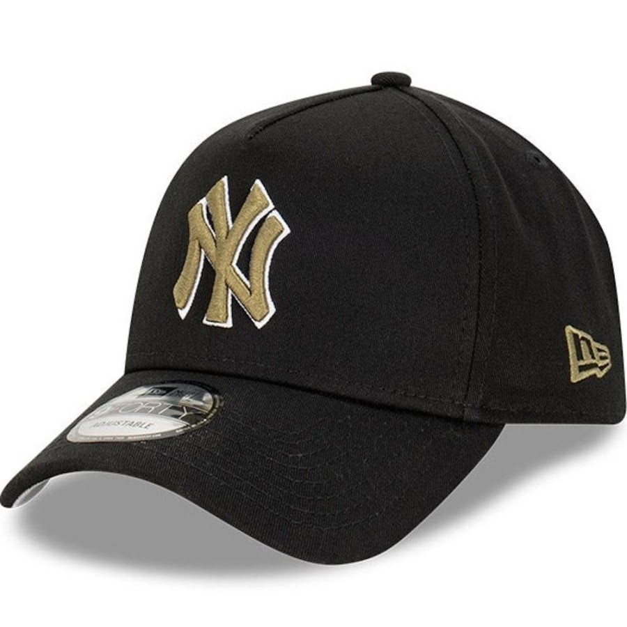 Men New Era Mlb Hats | New Era 9Forty A-Frame Snapback New York Yankees - Black / Olive