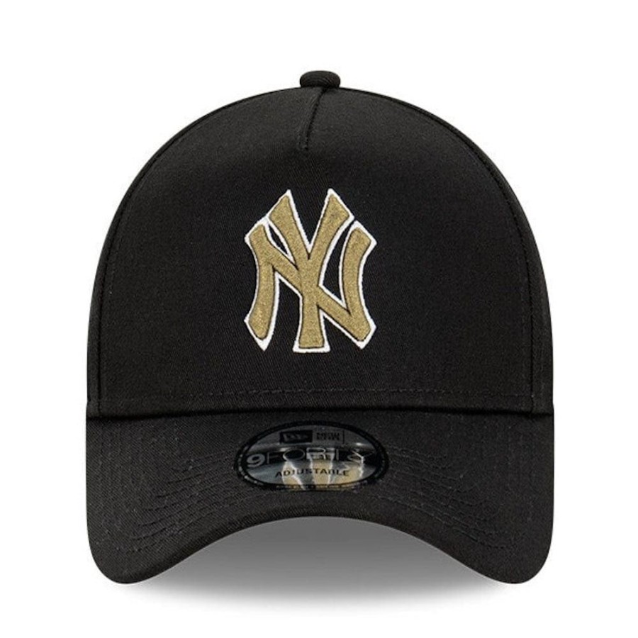 Men New Era Mlb Hats | New Era 9Forty A-Frame Snapback New York Yankees - Black / Olive