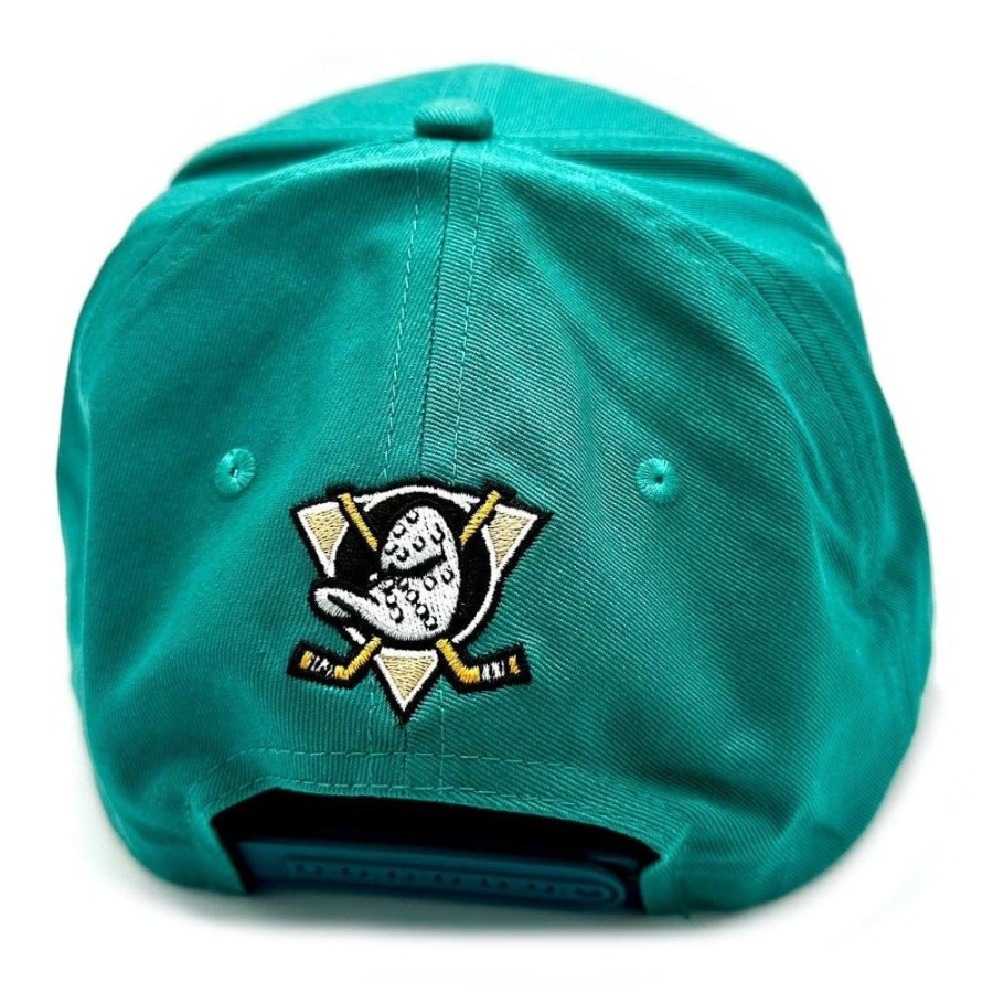 Men Majestic Athletic Snapback | Majestic Athletic Stack Pro Crown Snapback Aneheim Ducks - Teal