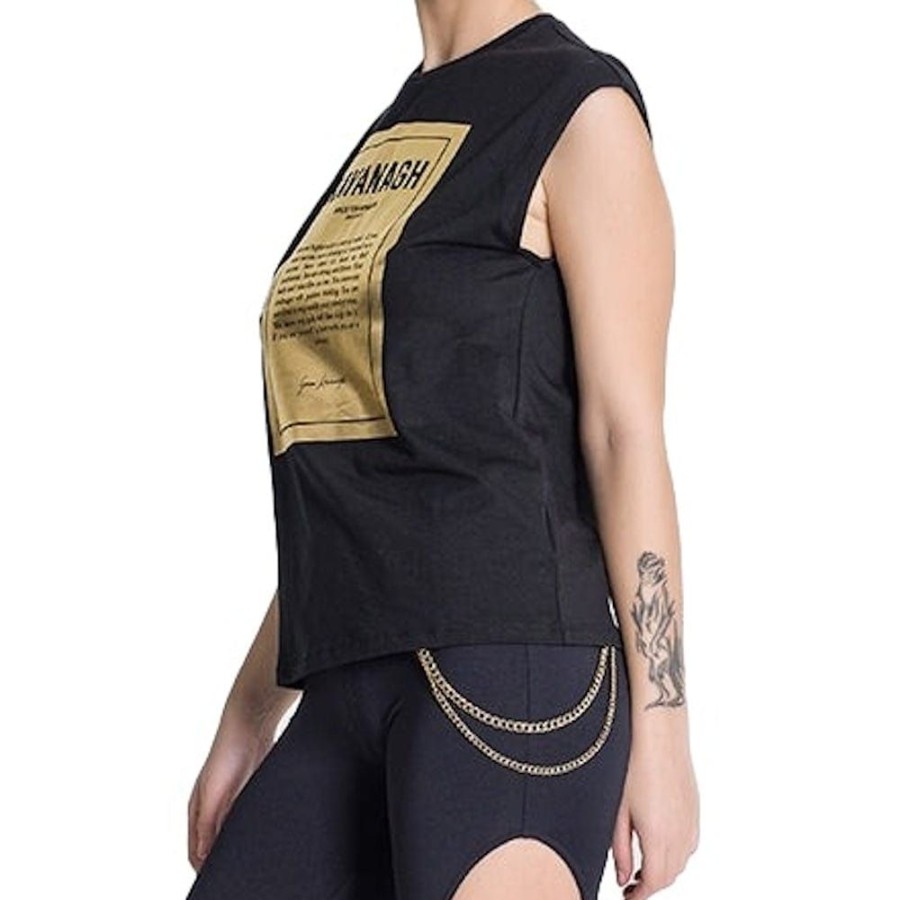 Women Gianni Kavanagh Tops | Gianni Kavanagh Womens Sunlight Top - Black