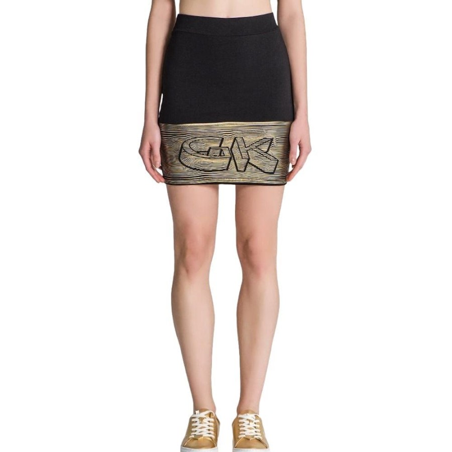 Women Gianni Kavanagh Bottoms | Gianni Kavanagh Womens Victory Skirt - Black