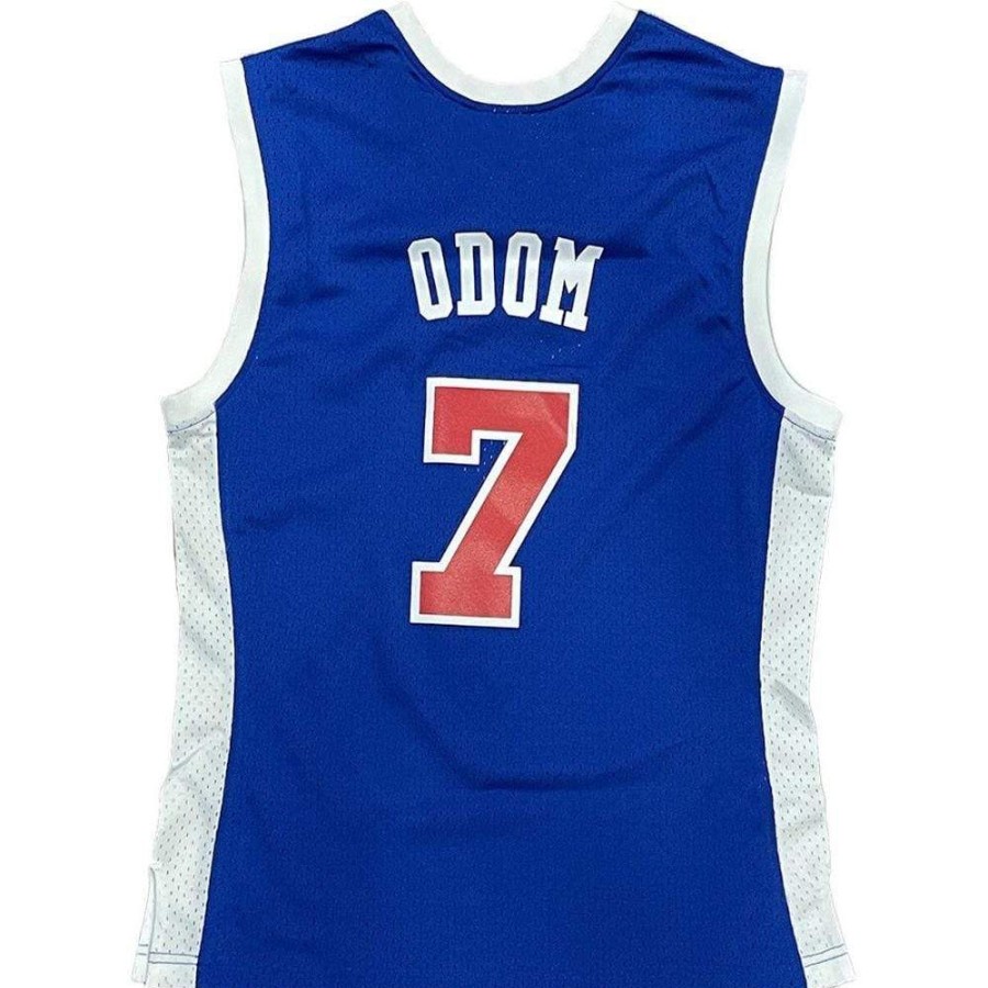 Men Mitchell u0026 Ness Nba Clothing | Mitchell & Ness Swingman Jersey Los Angeles Clippers Lamar Odom Road 02/03 - Royal