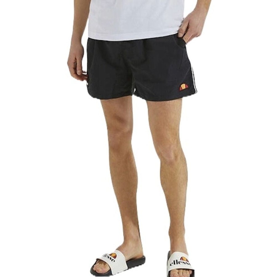 Men Ellesse Shorts | Ellesse Dem Slackers Swim Short - Black