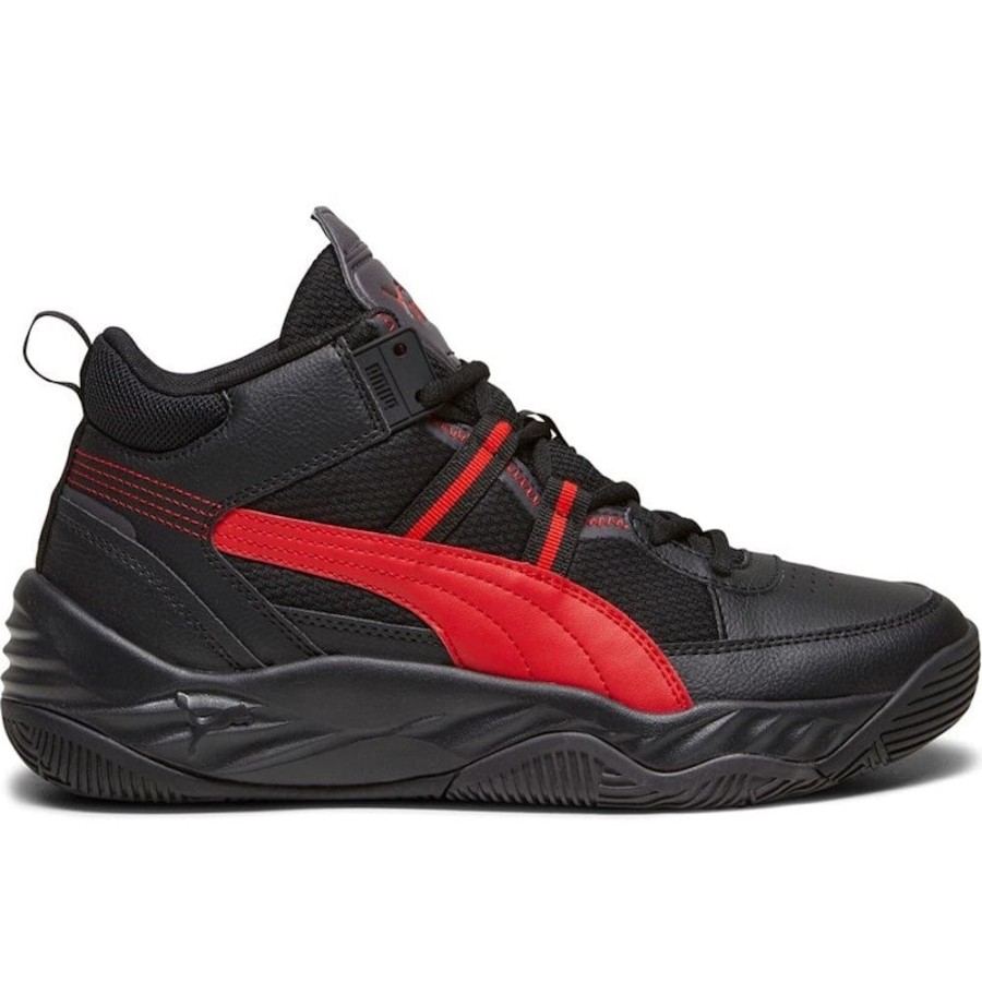 Men Puma Puma | Puma Rebound Future Nextgen - Black / For All Time Red / Dark Coal