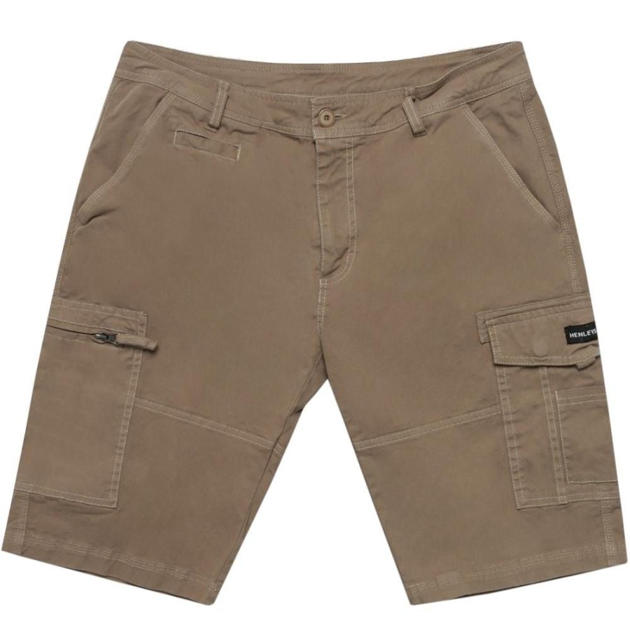 Men Henleys Shorts | Henleys Leon Short - Desert Sand