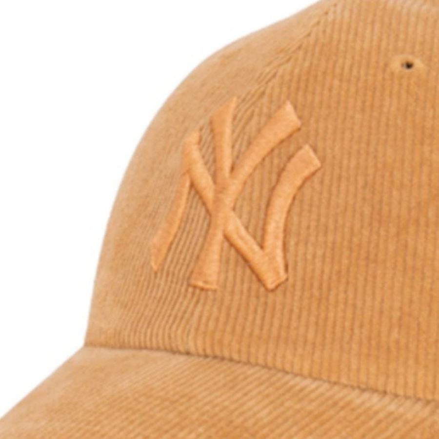 Men New Era Strapback | New Era Casual Classic Corduroy Strapback New York Yankees - Tan