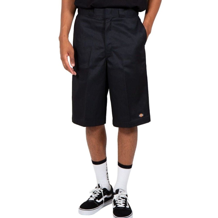 Men Dickies Shorts | Dickies 13 Inch Loose Fit Work Short - Black