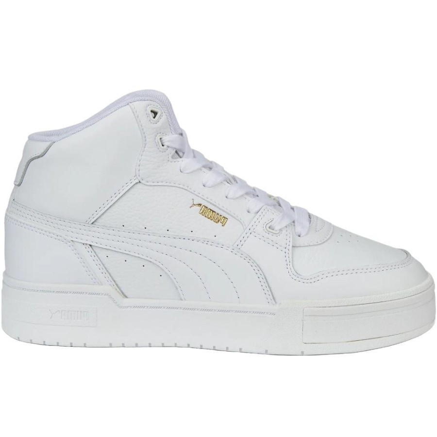 Men Puma Puma | Puma Ca Pro Mid - White / Team Gold