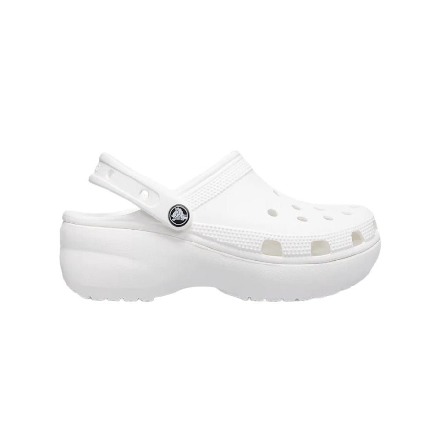 Men Crocs Crocs | Crocs Womens Classic Platform Clog - White