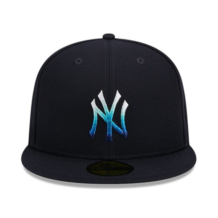 Men New Era Fitted | New Era 59Fifty Gradient Fitted Cap New York Yankees - Navy