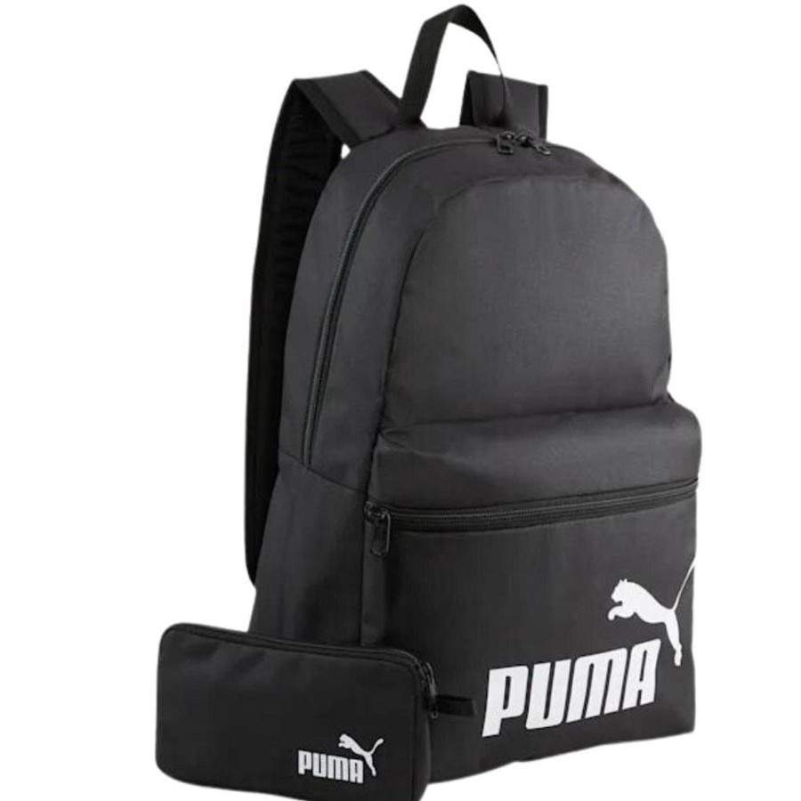 Men Puma Bags | Puma Phase Backpack Set - Black