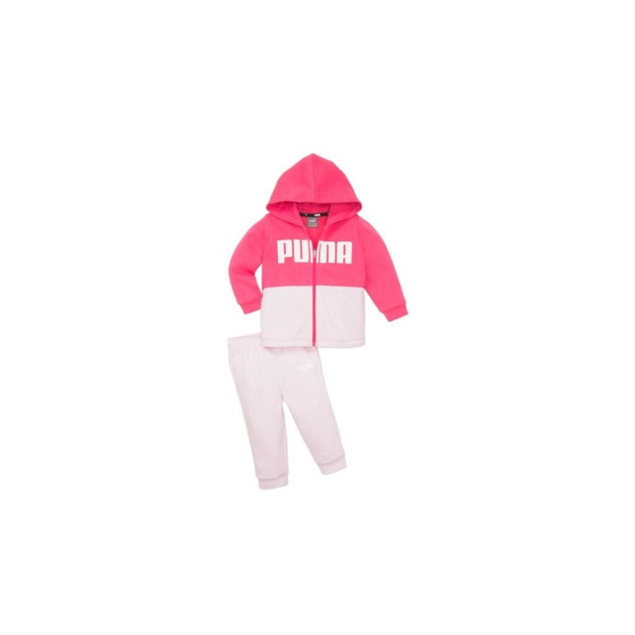 Kids Puma Kids | Puma Infants Minicats Colorblock Jogger - Pearl Pink