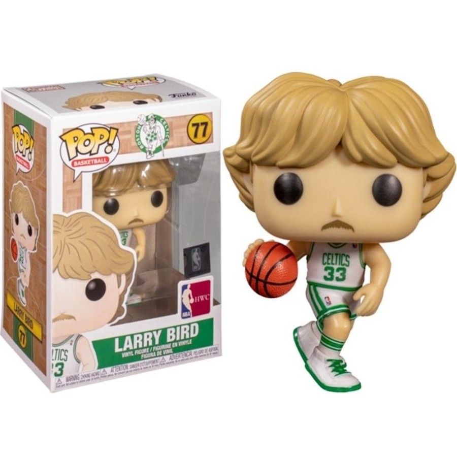 Men Funko Pop! Vinyl | Funko Nba Legends Larry Bird Celtics Home Pop! Vinyl #77