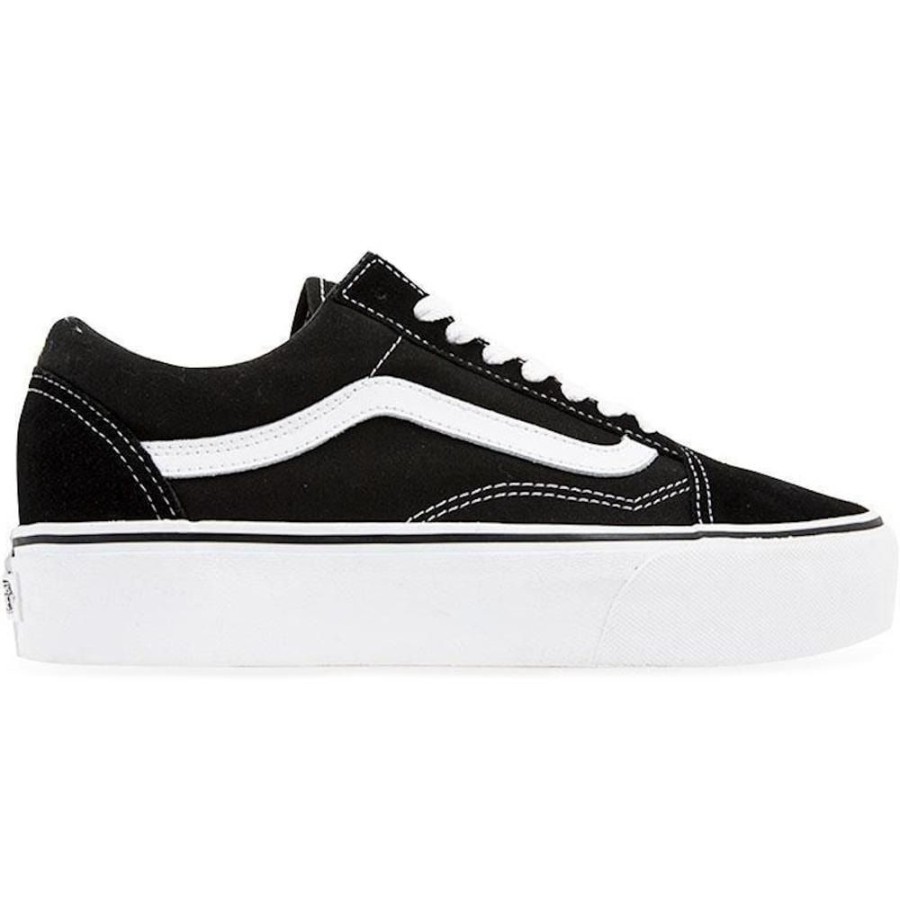 Men Vans Vans | Vans Old Skool Platform - Black / White