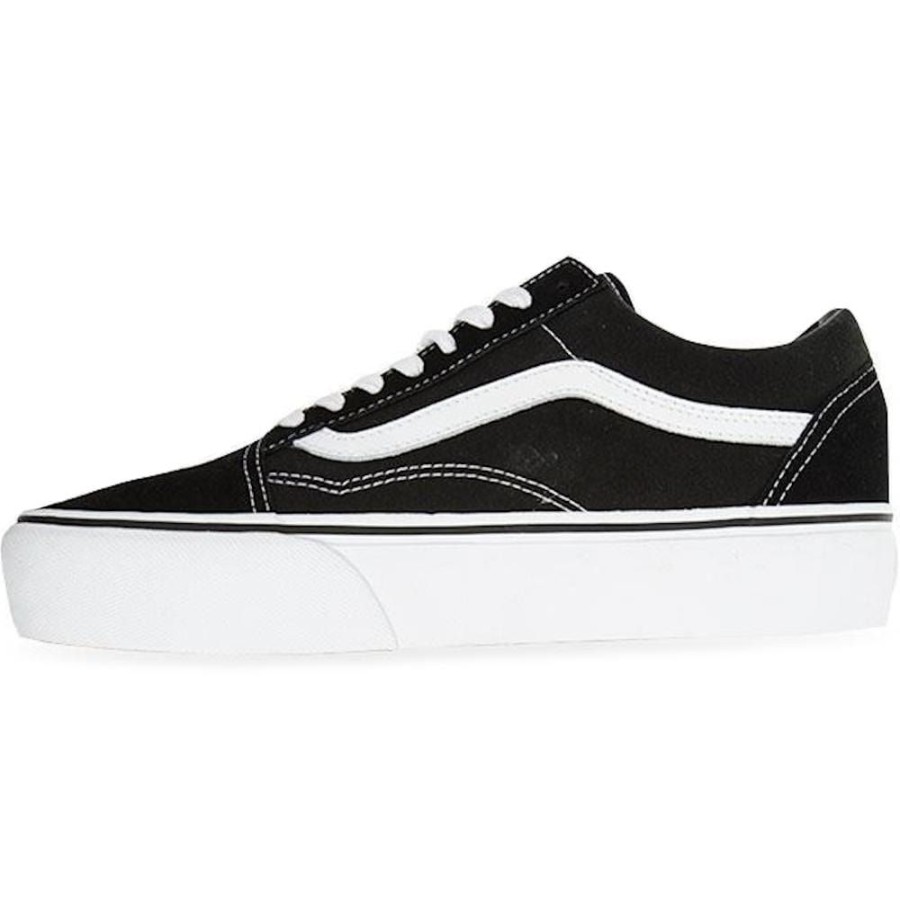 Men Vans Vans | Vans Old Skool Platform - Black / White